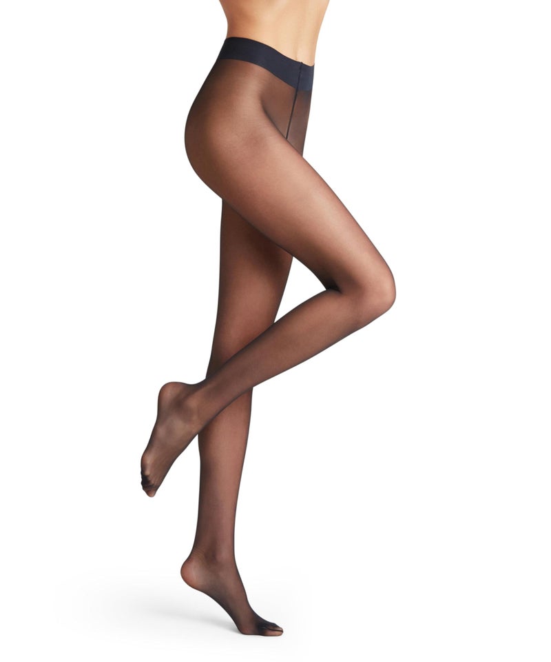 FALKE Women's Matte Deluxe 20 Denier Tights, Designer Hosiery, Casual or Dress Clothes, Fine Sheer Transparent, Nylon, Blue (Marine 6179), L, 1 Pair - Image 5